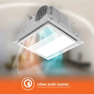 Quạt hút sưởi 5in1 có remote NBD0330 Nanoco