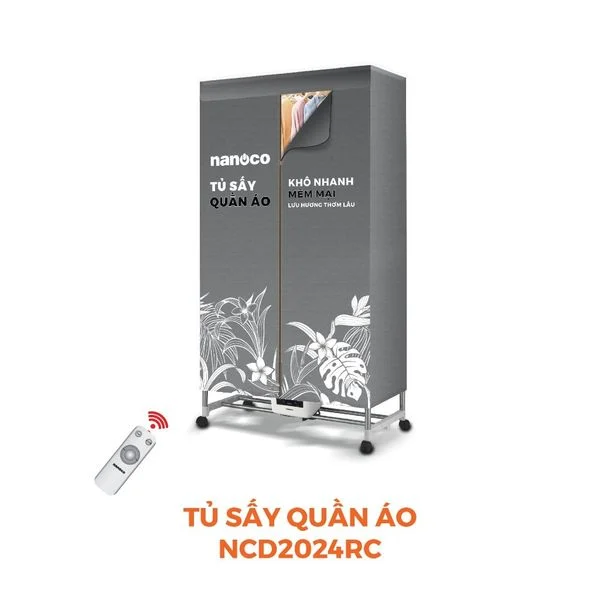 Tủ sấy quần áo Nanoco NCD2024RC