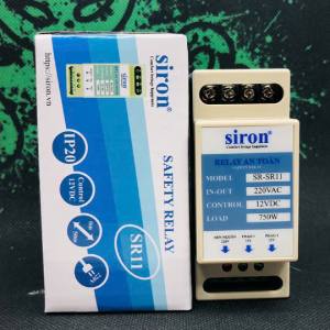 Relay an toàn 12V DC gắn tường tủ điên Siron SR-SR11