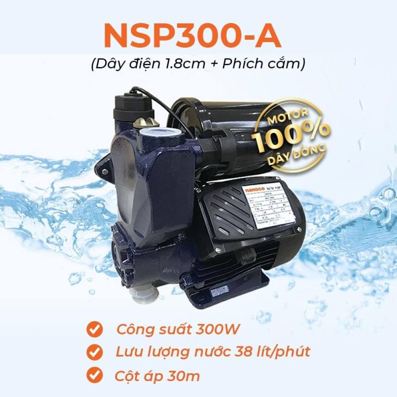 Máy bơm nước tăng áp điện tử 300W NCPS300-A Nanoco 4 Máy bơm nước tăng áp điện tử 300W NCPS300-A Nanoco - Ảnh 4