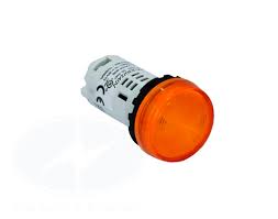 Đèn báo pha 220V 22mm Hổ phách YW1P-1UQM3A IDEC